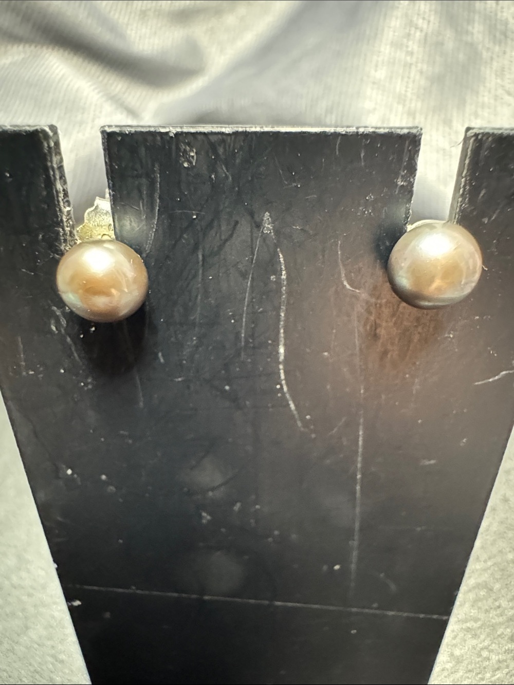 Source Unknown Gray Pearl Stud Earrings - Women's Jewelry